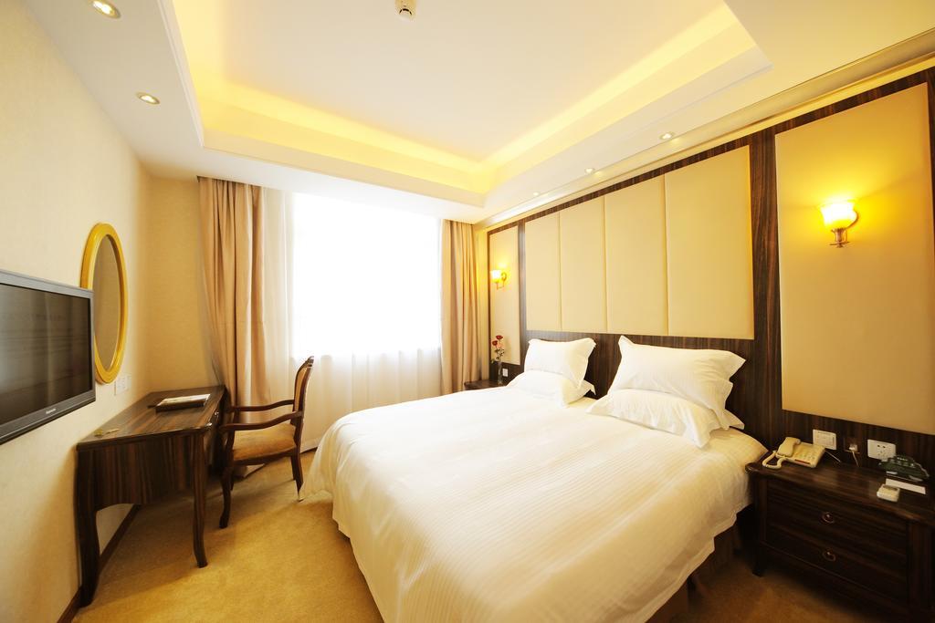 Greentree Inn Shanghai West Huaxia Road Metro Station Express Hotel חדר תמונה